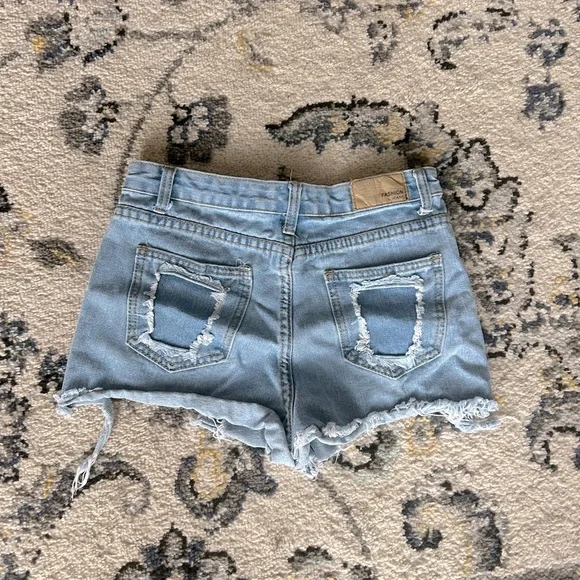 Ripped Jean Shorts Small - Picture 2 of 2